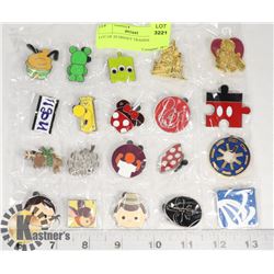 LOT OF 20 DISNEY TRADING PINS