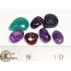 #40-GREEN ONYX/SAPPHIRE/AMETHYST/RUBY 100ct