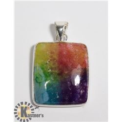 #196-NATURAL SOLAR QUARTZ PENDANT