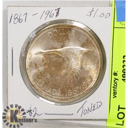 1967 CANADIAN DOLLAR, TONED