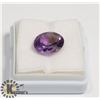 Image 1 : #174-PURPLE AMETHYST OVAL SHAPE GEMSTONE 4.0ct