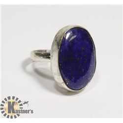 #52-LAPIS LAZULI GEMSTONE RING SIZE 8.5