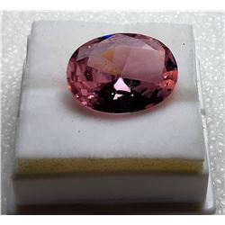 18)  LAB CREATED OVAL EMERALD CUT