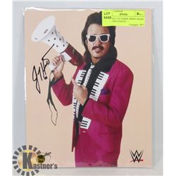 WWE HALL OF FAMER JIMMY HEART SIGNED 8X10 PHOTO