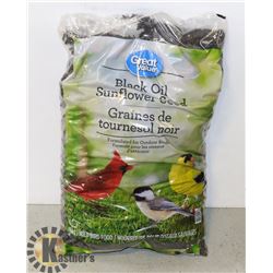 BAG OF BLACK OIL SUNFLOWER SEED BIRD FOOD