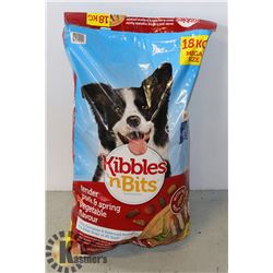 BAG OF KIBBLES AND BITS DOG FOOD