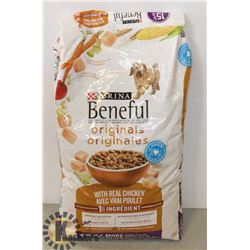 BAG OF PURINA BENEFUL DOG FOOD