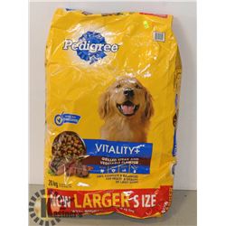 BAG OF PEDIGREE DOG FOOD