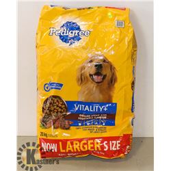 BAG OF PEDIGREE DOG FOOD
