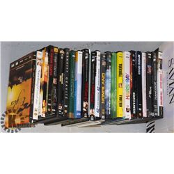 BOX OF ASSORTED DVDS
