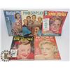 Image 1 : 4 X 1950'-1960'S MOVIE STAR MAGAZINES SLAVE ISSUE