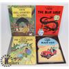 Image 1 : 4 TINTIN COMIC GRAPHIC NOVELS