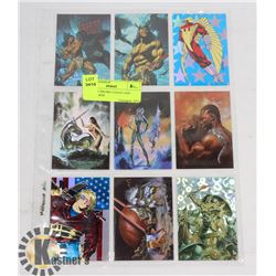 SHEET OF PROMO CONAN AND MORE CARDS