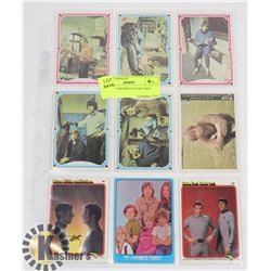 SHEET OF MONKEES STAR TREK CARDS