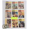Image 1 : SHEET OF 1958 WESTERN COWBOY CARDS