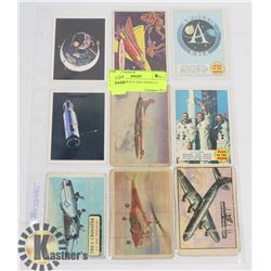 SHEET OF SPACE AND APOLLO CARDS