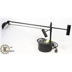 OFFICE DESK LAMP WITH 2 POWER PLUGS AND PHONE