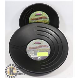 10" AND 14" GOLD PANS FOR GOLD RECOVERY