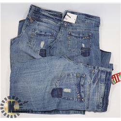 3 PAIRS OF KIDS JEANS SIZE, AGE 11