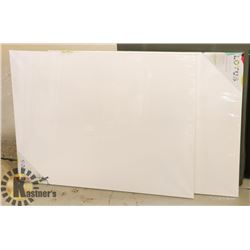 LOT OF 2 ARTISTIC PAINTING CANVASES 30" X 40"