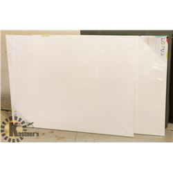 LOT OF 2 ARTISTIC PAINTING CANVASES 30" X 40"
