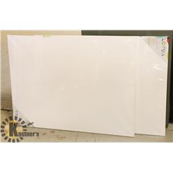LOT OF 2 ARTISTIC PAINTING CANVASES 30" X 40"