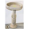 Image 1 : CONCRETE BIRDBATH 16 X 23