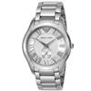 Image 10 : NEW ARMANI SILVER DIAL ST. STEEL CHRONO MSRP $339