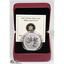 2016 CANADIAN TEN DOLLAR SILVER MAPLE LEAVE COIN