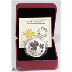 2011 CANADIAN TEN DOLLAR SILVER MAPLE FOREVER