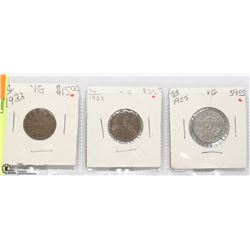 CANADIAN PENNIES- 1922, 1923- CANADIAN NICKEL