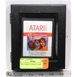 1982 ATARI ET GAME IN A CASE
