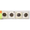 Image 1 : CANADIAN LARGE PENNIES- SET OF 4-  1903, 1907,