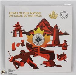 2017 SILVER $3 CANADIA N HEART OF NATION