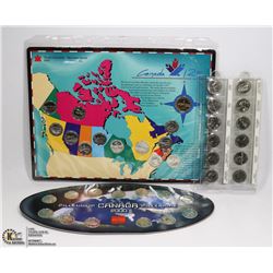 LOT OF MISC. CANADA 25 CENTS COIN SETS