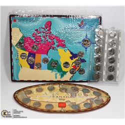 LOT OF MISC. CANADA 25 CENTS COIN SETS
