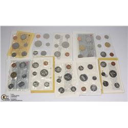LOT OF 10 CANANDIAN UNCIRCULATED SETS