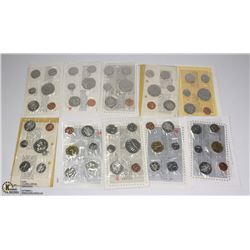 LOT OF 10 CANANDA UNCIRCULATED SETS