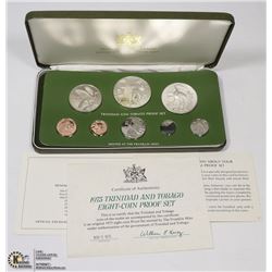 1975 SILVER TRINIDAD & TOBAGO COIN SET