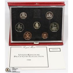1988 GREAT BRITAIN PROOF COIN SET
