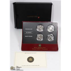 2005 SILVER HOCKEY LEGENDS 50 CENTS SET