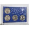 Image 1 : 1970 ISLE OF MAN CROWN COIN SET 4 COINS IN SET