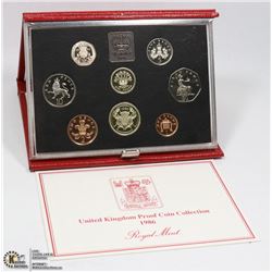 1986 GREAT BRITAIN PROOF COIN SET