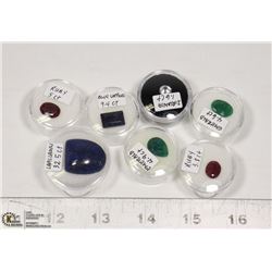 OVER 80 CARATS RUBY, EMERALD, SAPPHIRE