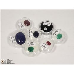 OVER 80 CARATS RUBY, EMERALD, SAPPHIRE