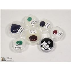 OVER 80 CARATS RUBY, EMERALD, SAPPHIRE