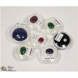 OVER 80 CARATS RUBY, EMERALD, SAPPHIRE