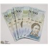 Image 1 : 76 IN SEQUENCE VENEZUELA 500 BOLIVARES