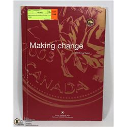 2003 GOLD PLATED CANADA 1 CENT COIN