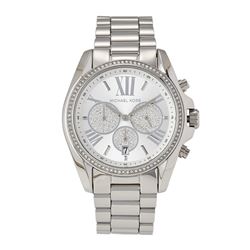 NEW MICHAEL KORS TRIPLE CHRONO PAVE MSRP $449